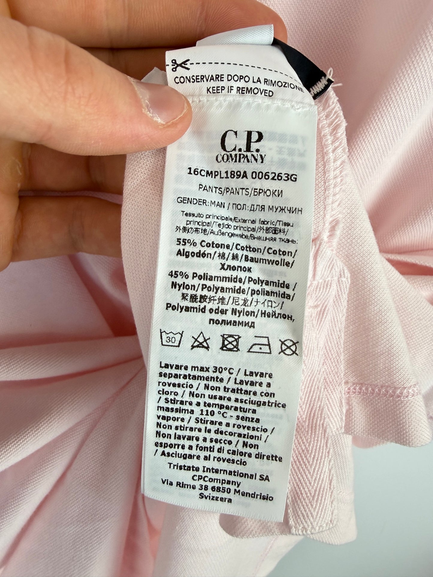 Polo rosa C.P. Company (nuova con cartellino) - Taglia L