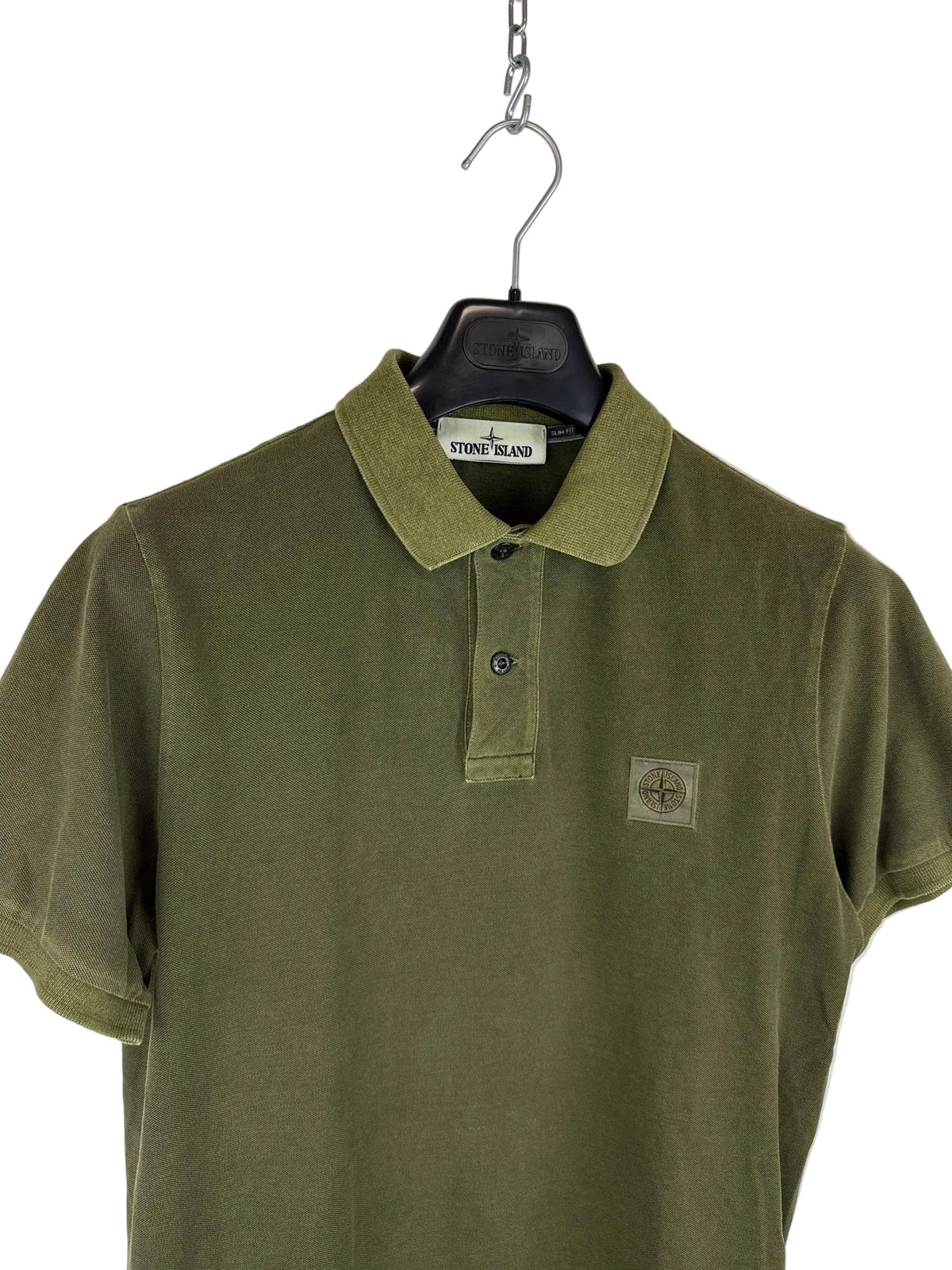 Polo verde Stone Island - Taglia M - foto 3