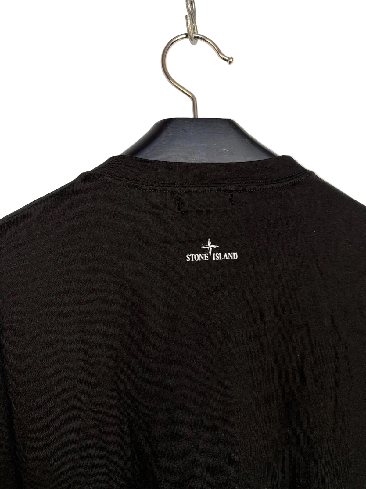 T-shirt nera Stone Island de la Guarda - Taglia L