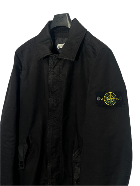 Cappotto nero Stone Island David-TC with Primaloft Insulation Technology - Taglia M