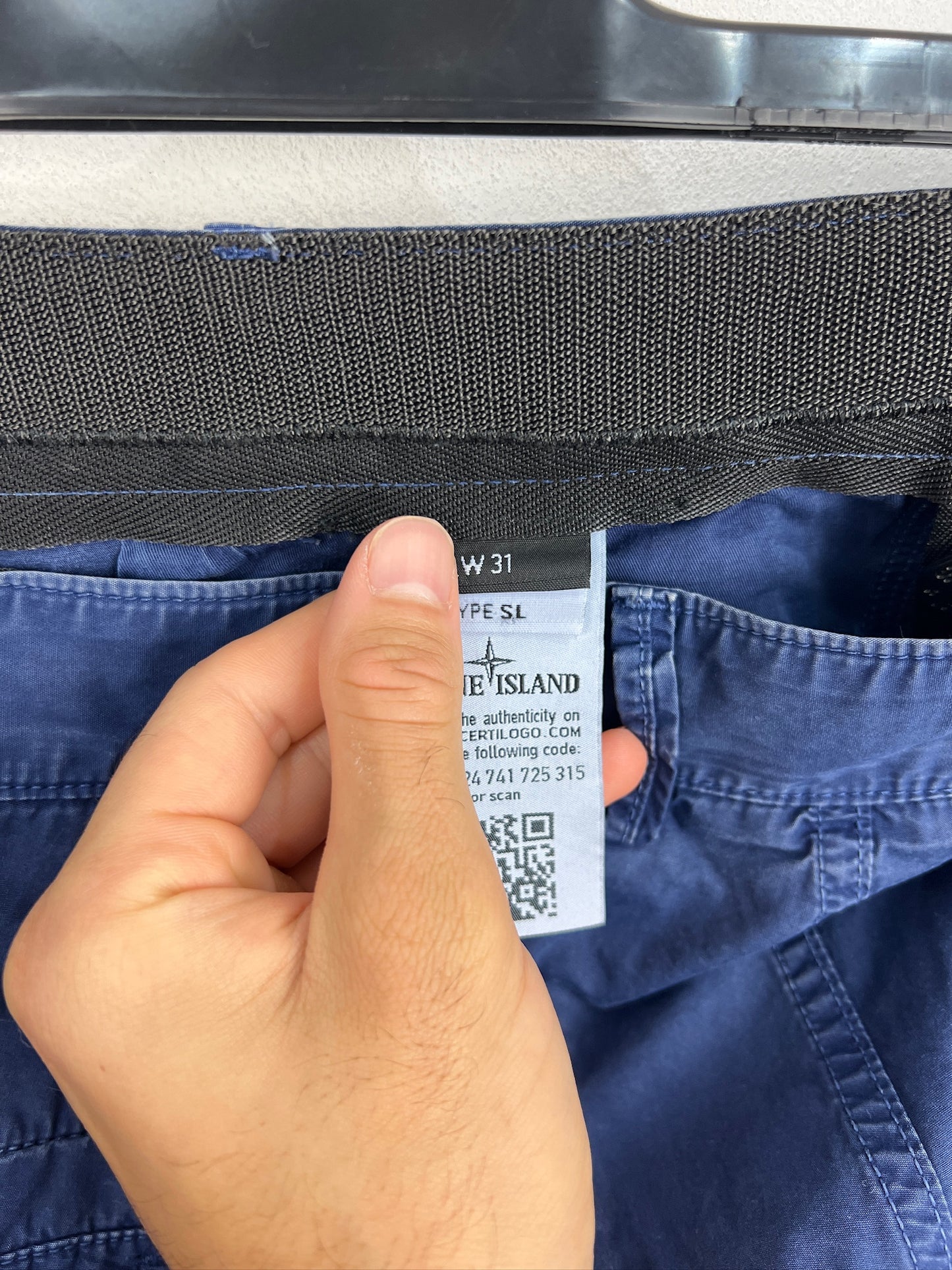 Pantaloncini cargo blu Stone Island - Taglia W31