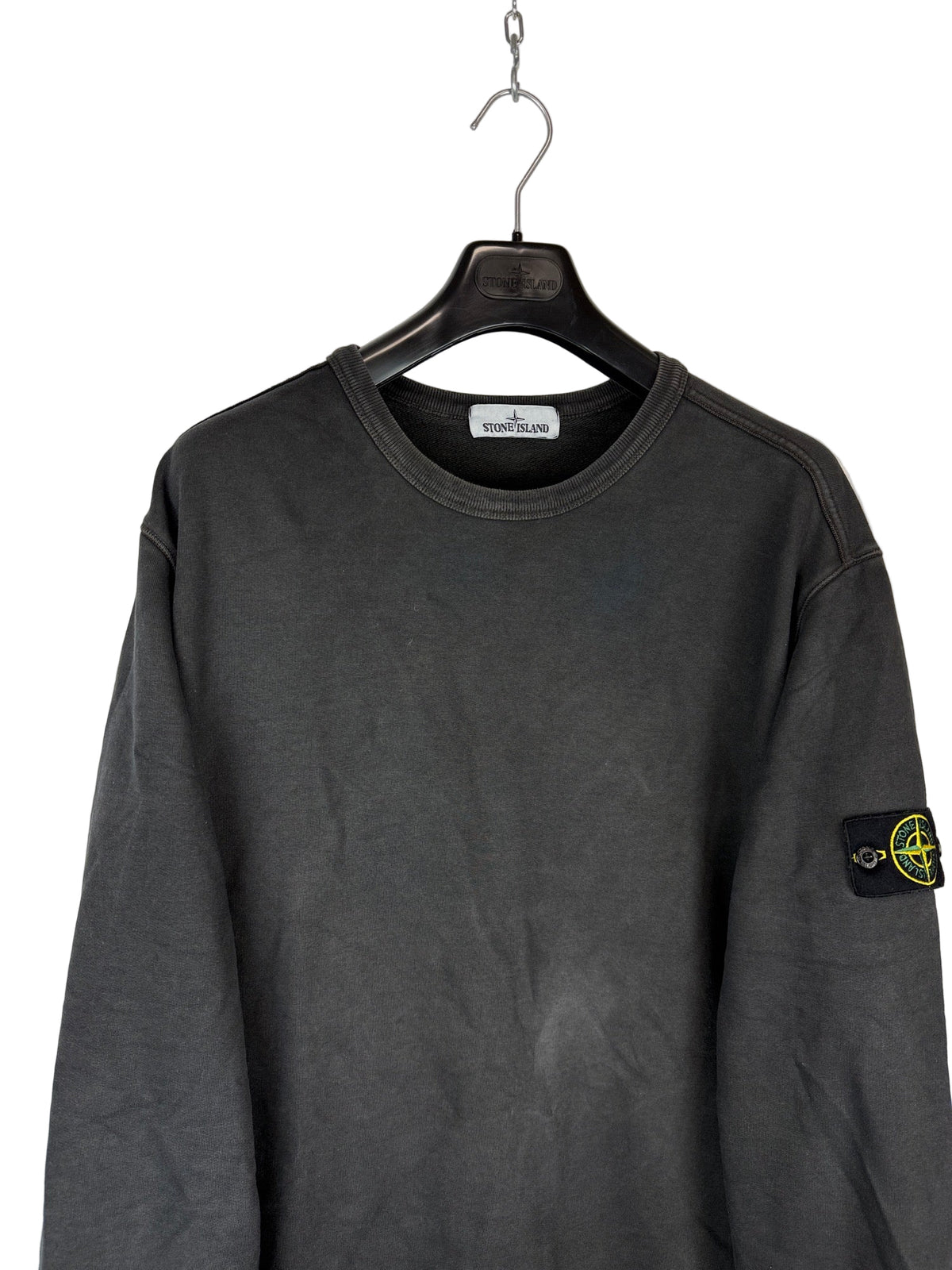 Felpa nera Stone Island - Taglia 3XL