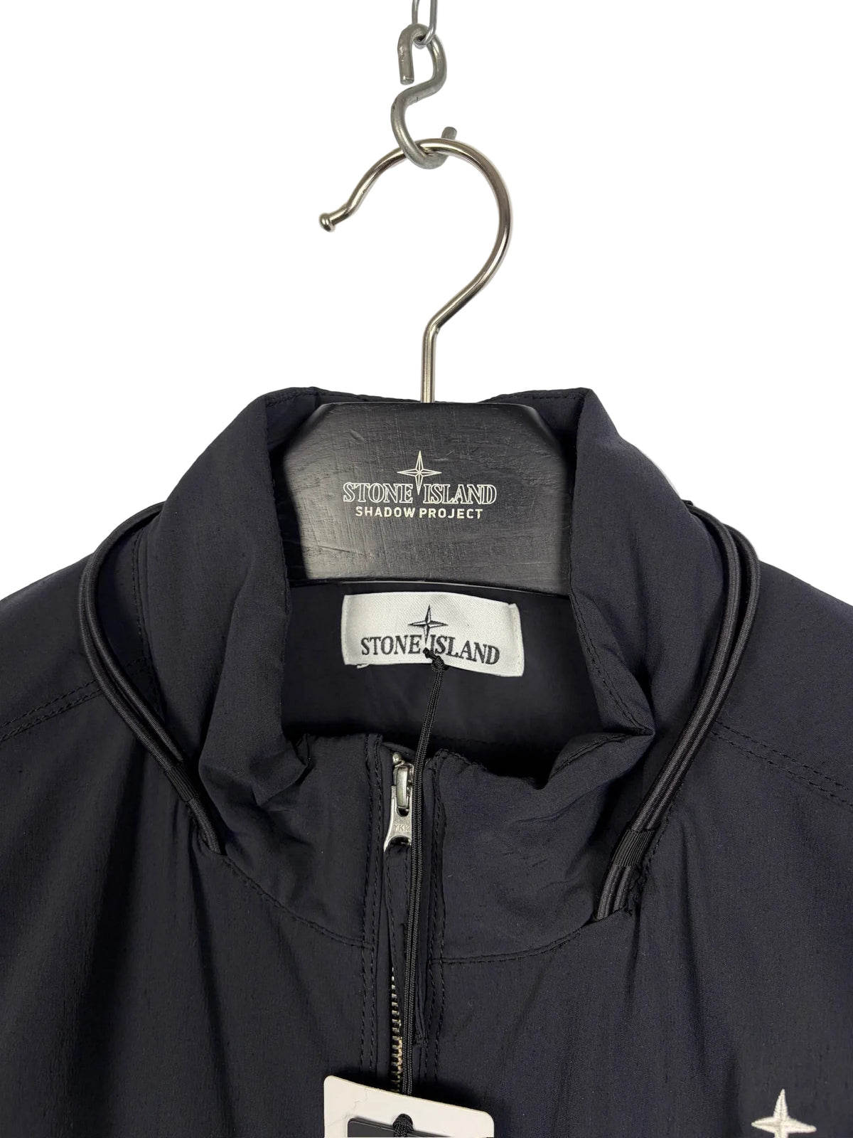 Giacca smanicato nera Stone Island Stellina Capo Campionario (nuovo con cartellino) - Taglia L