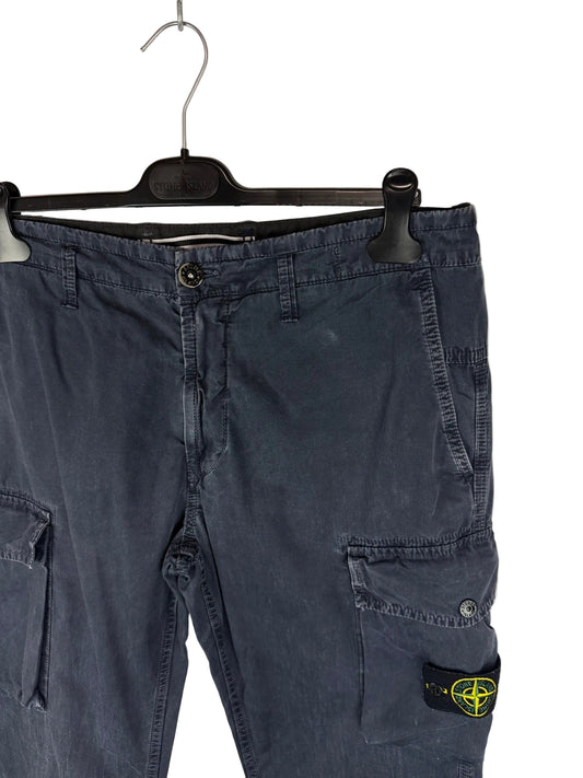 Pantaloni cargo blu navy Stone Island - Taglia W34