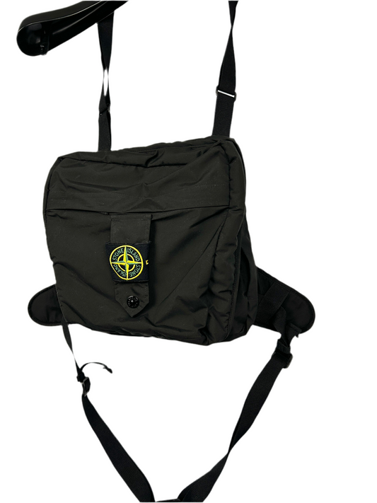 Borsello nero Stone Island