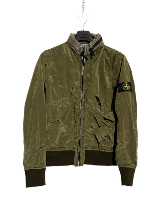 Giacca del 2008 in Nylon metal verde oliva Stone Island - Taglia M