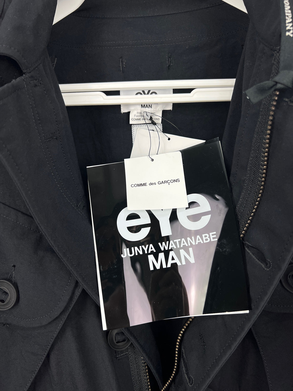 Giacca Goggle nera con chiusura a zip C.P. Company (nuova con cartellino) - Taglia L