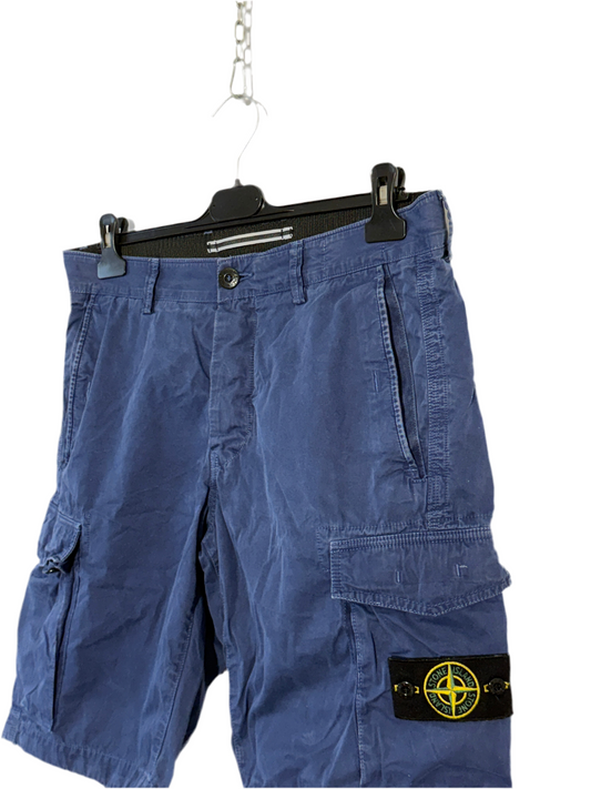 Pantaloncini cargo blu Stone Island - Taglia W33