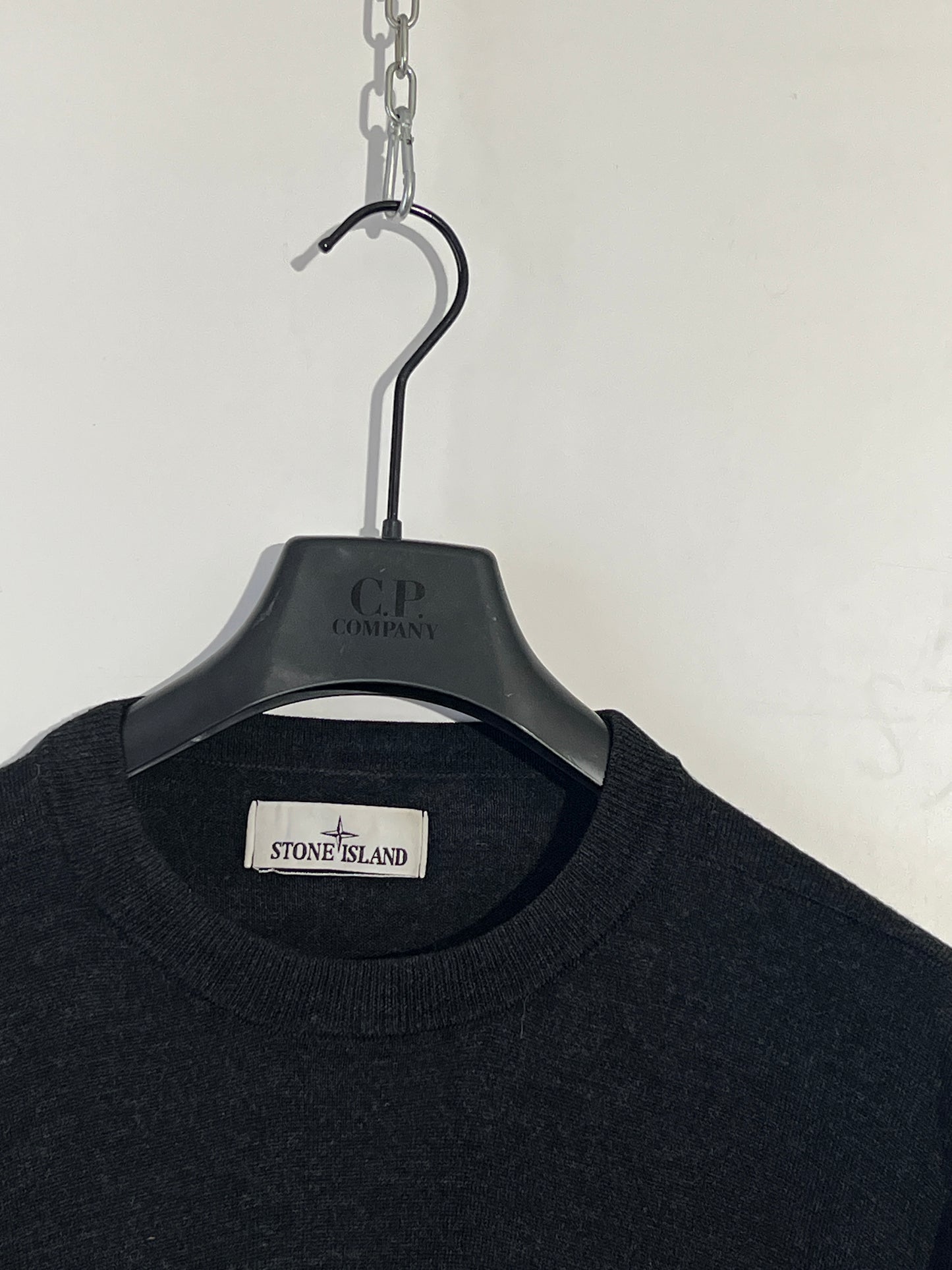 Maglione grigio antracite Stone Island - Taglia L