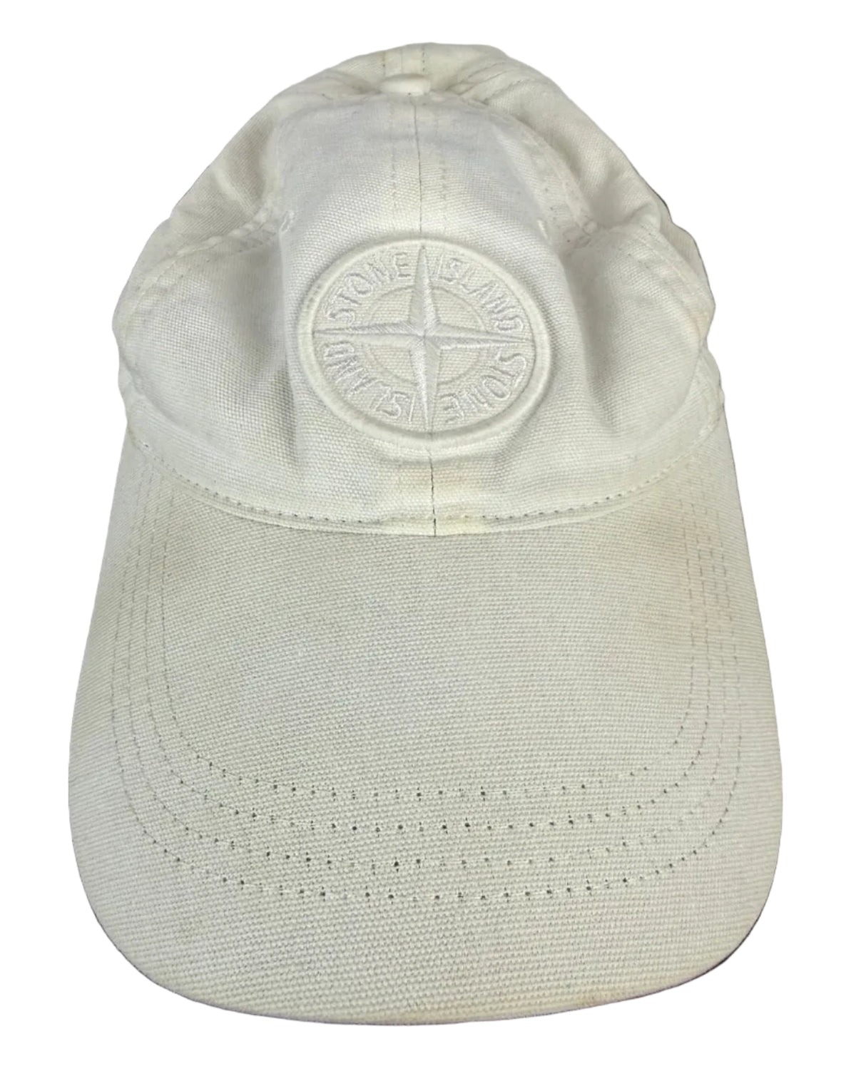 Cappello con visiera bianco Stone Island - Taglia unica