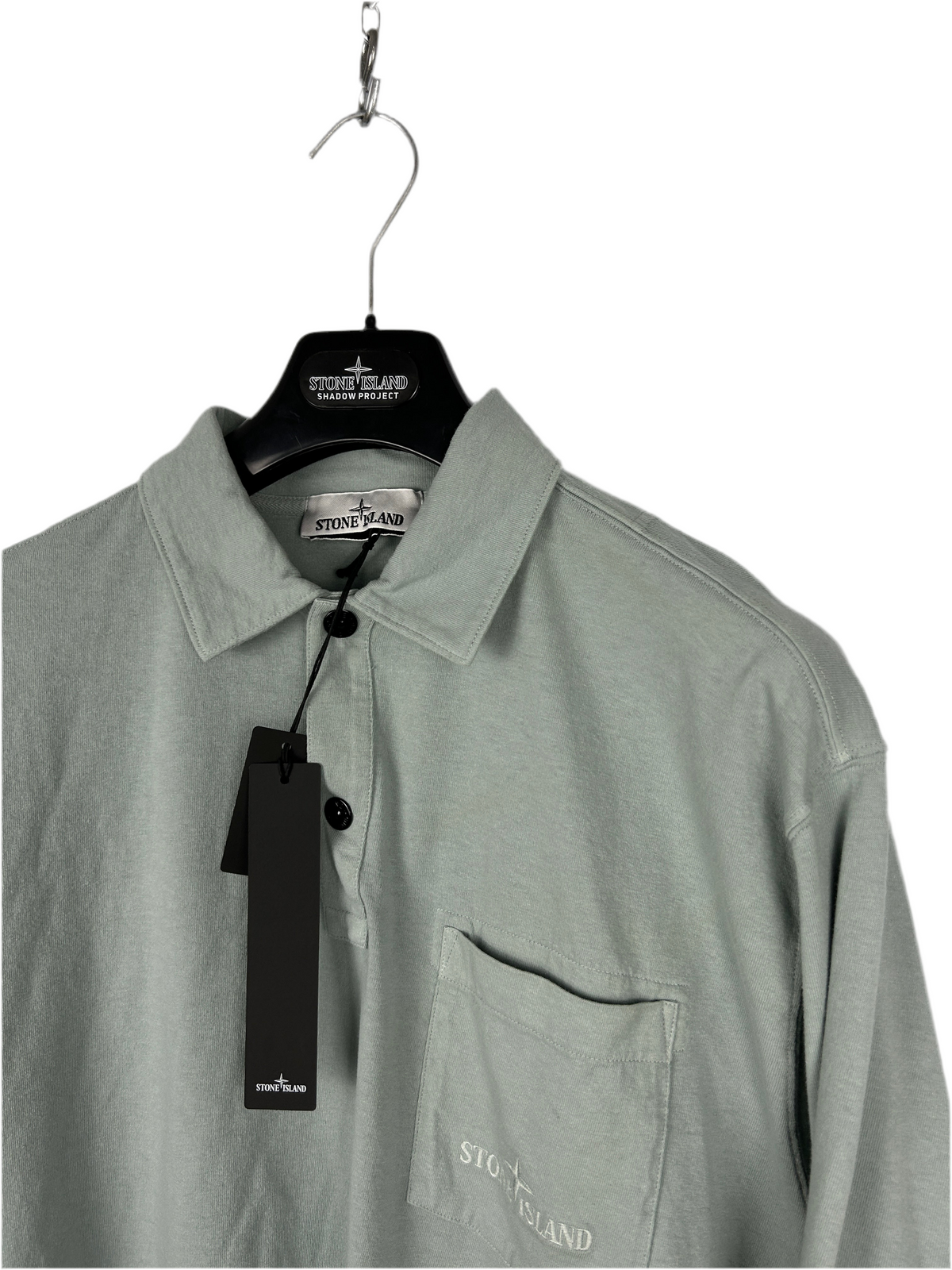 Camicia verde Stone Island (nuova con cartellino) - Taglia M
