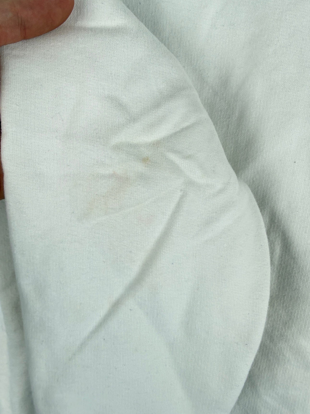 Felpa bianca con collo alto e cappuccio Stone Island - Taglia M