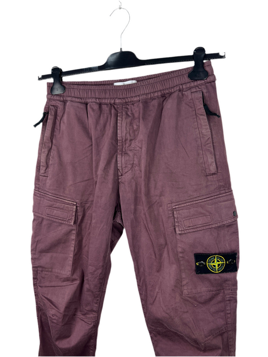 Pantaloni cargo viola Stone Island - Taglia W32
