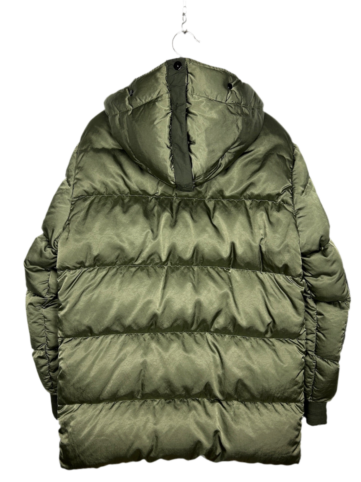 Giacca Nylon Raso Down-TC verde Stone Island - Taglia M