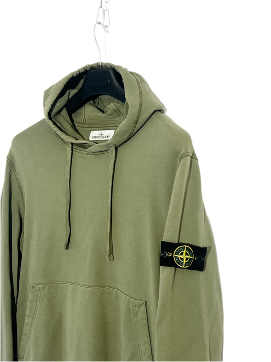 Felpa verde con cappuccio Stone Island - Taglia L