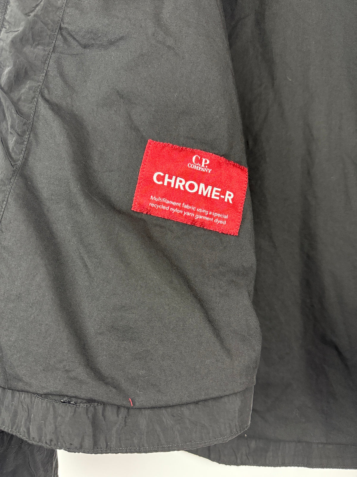 Giacca Chrome-R nera in nylon C.P. Company (nuova con cartellino) - Taglia XL