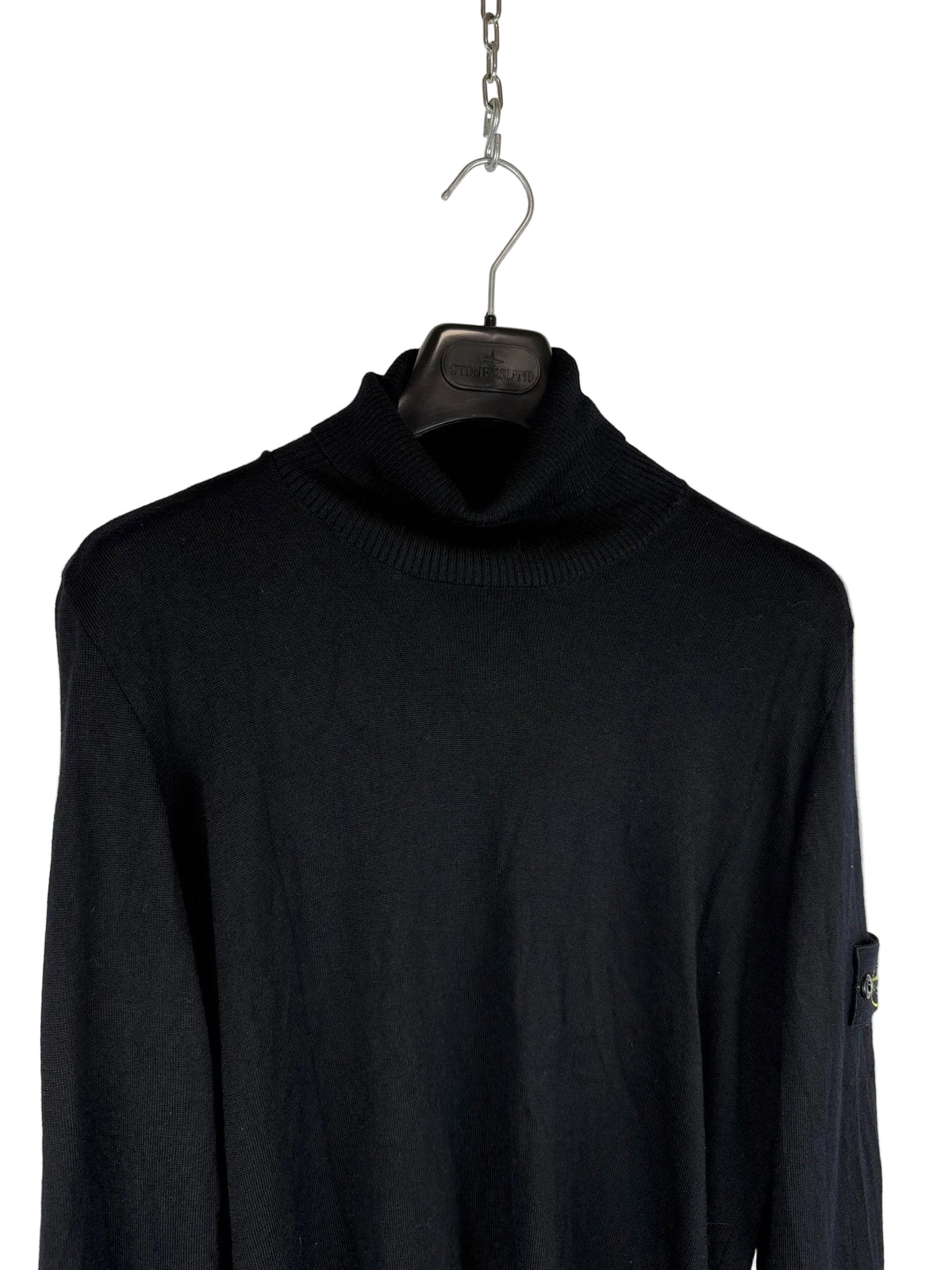Maglione dolcevita nero Stone Island - Taglia M