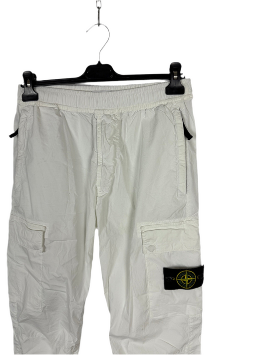 Pantaloni cargo bianchi Stone Island - Taglia W31