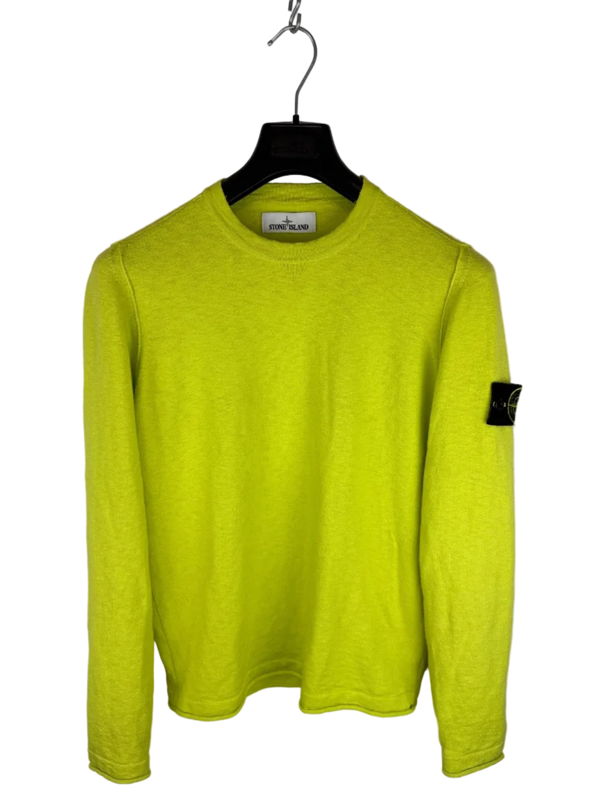 Maglione giallo lime Stone Island - Taglia S - foto 1