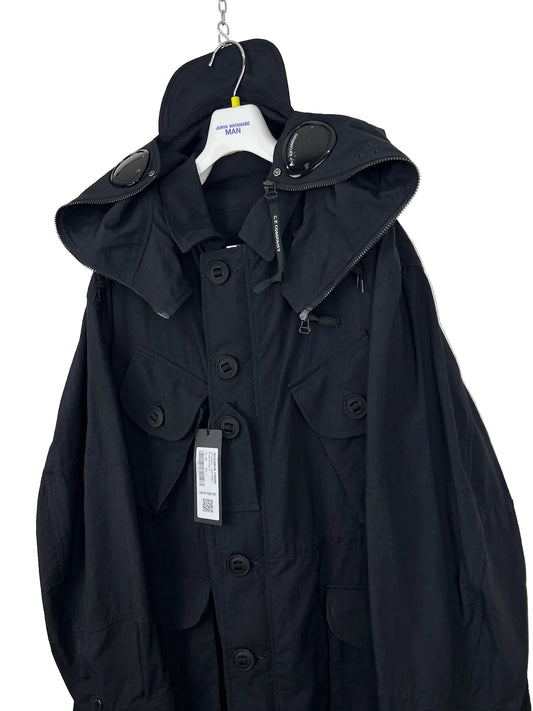 Giacca Goggle nera con chiusura a zip C.P. Company (nuova con cartellino) - Taglia L