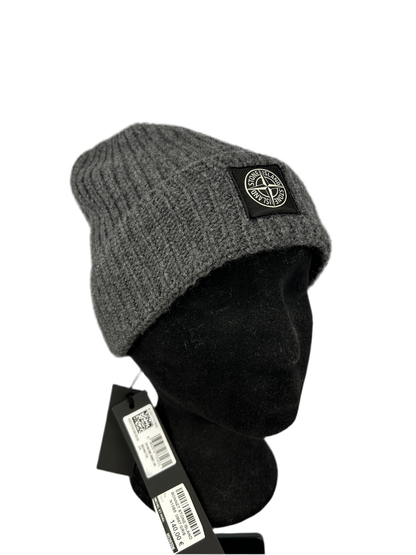 Berretto grigio scuro Stone Island (nuovo con cartellino)