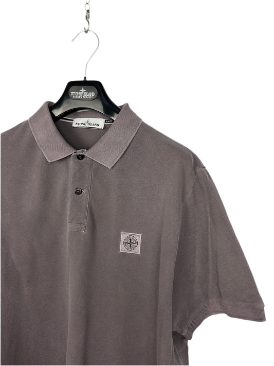 Polo grigio-vinaccio Stone Island - Taglia XXL