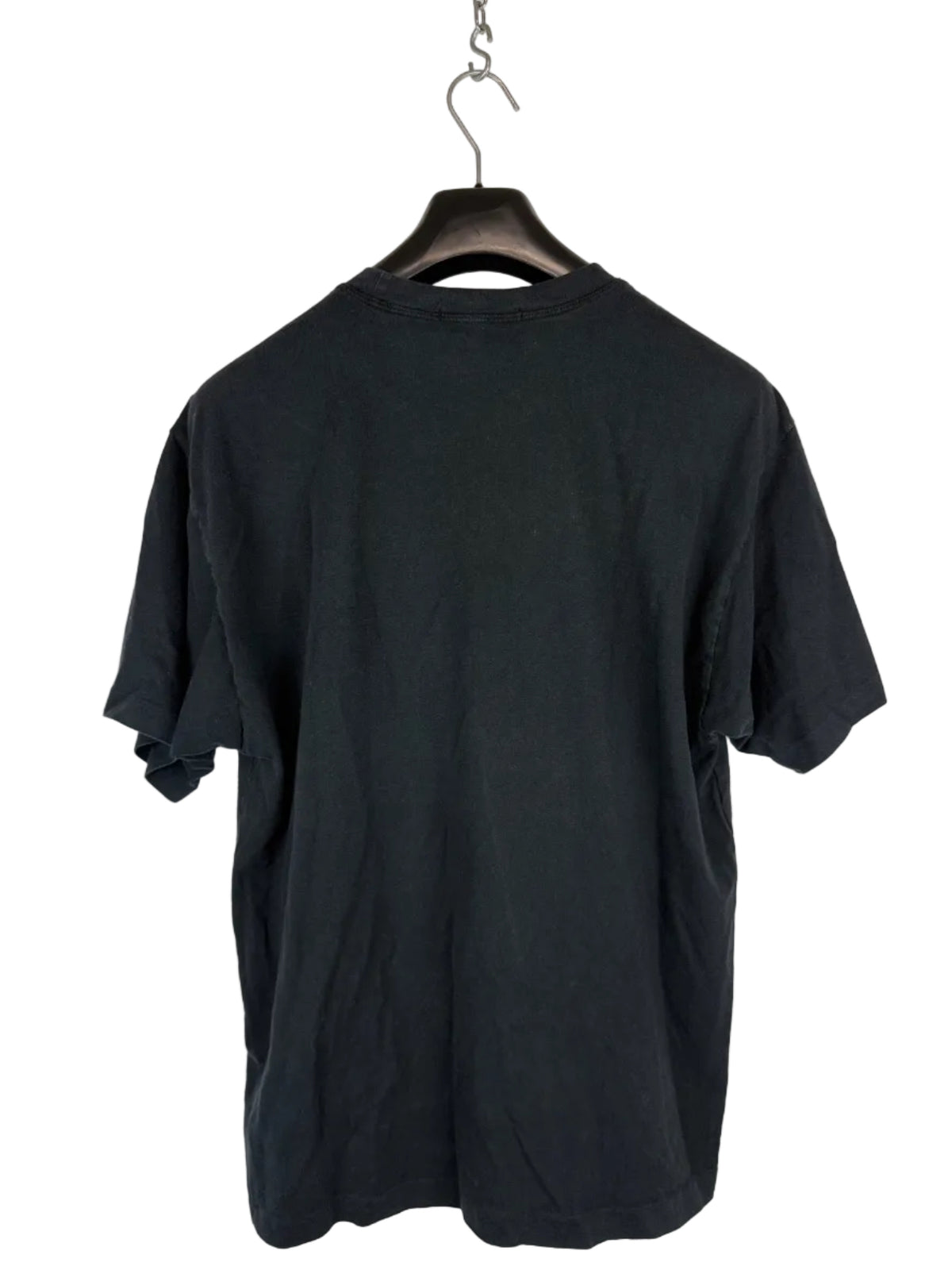 T-shirt nera con stampa Stone Island x Supreme - Taglia S