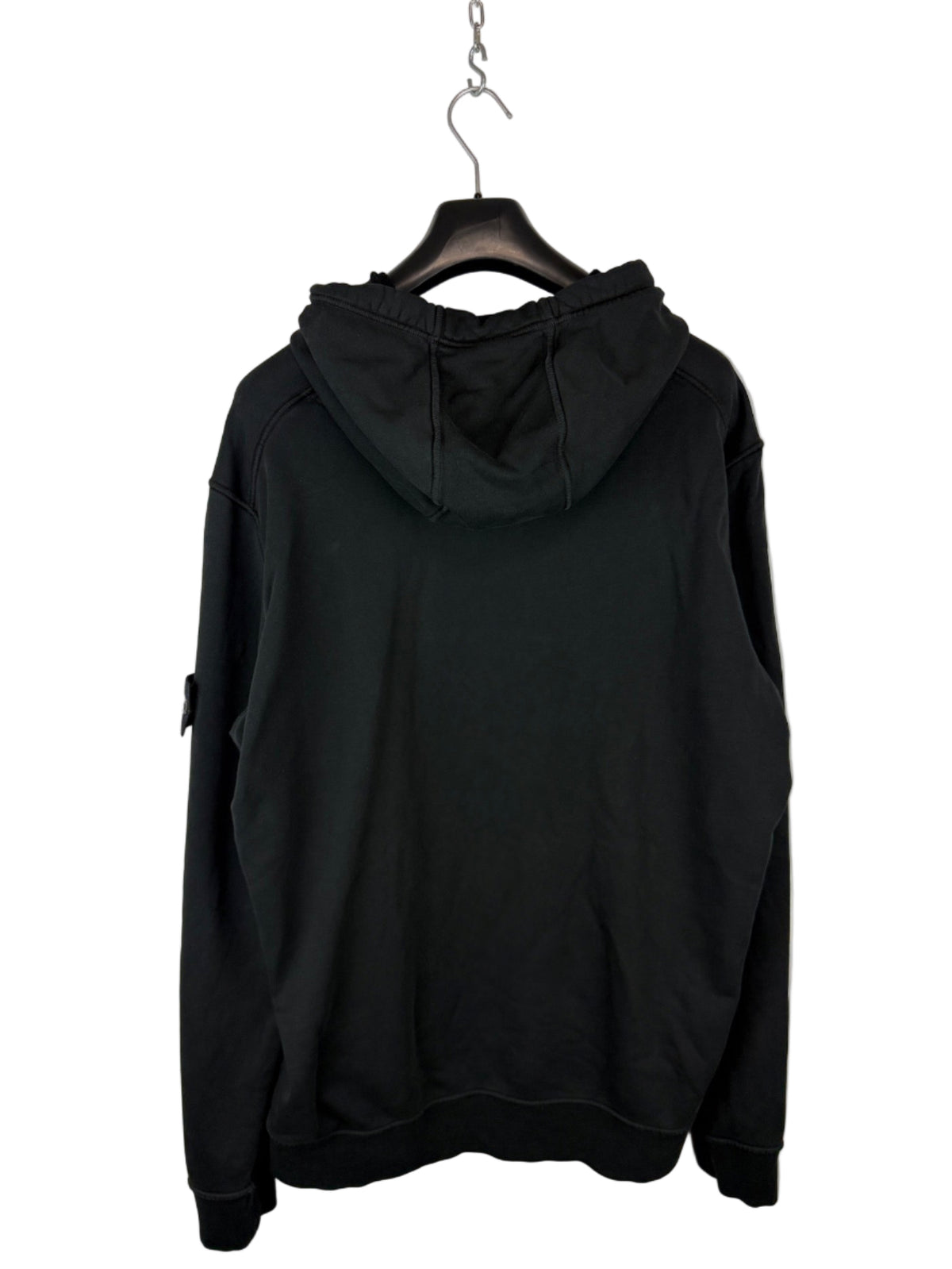 Felpa nera con cappuccio Stone Island - Taglia XXL