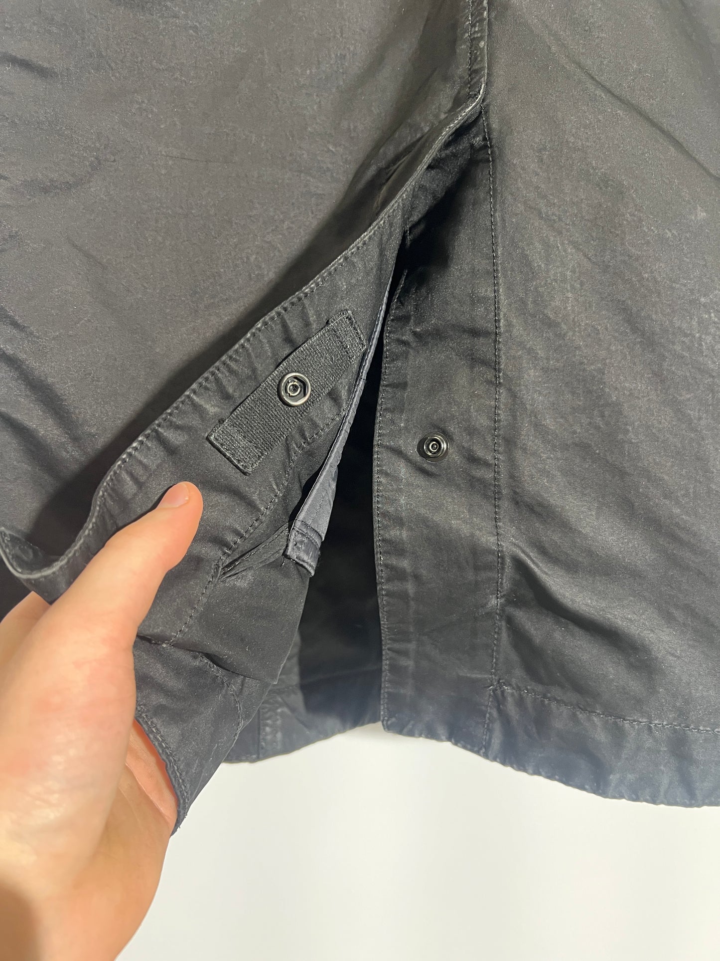 Cappotto nero Stone Island David-TC with Primaloft Insulation Technology - Taglia M