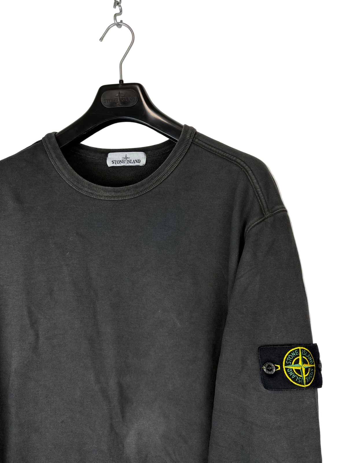 Felpa nera Stone Island - Taglia 3XL