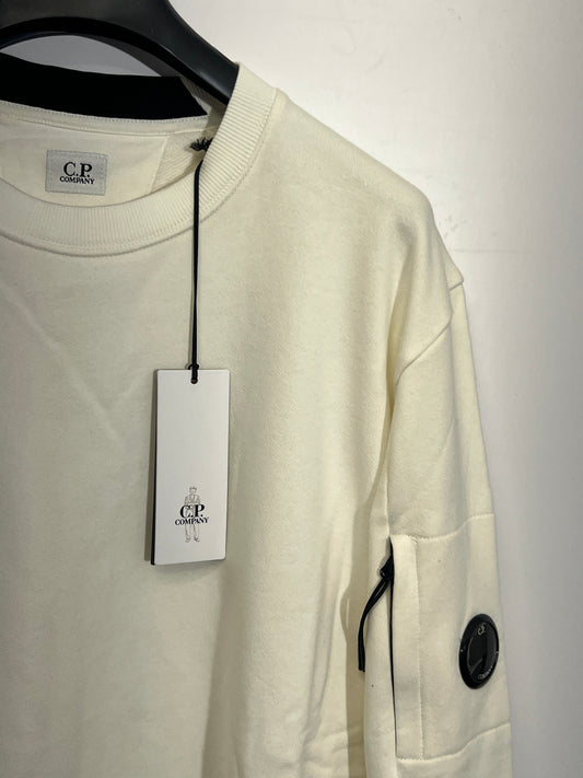 Felpa bianca C.P. Company (nuova con cartellino) - Taglia XXL