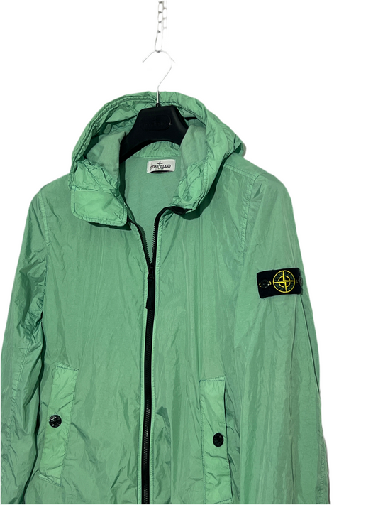 Giacca verde menta con zip e cappuccio Stone Island - Taglia Junior (14 anni, 170cm)