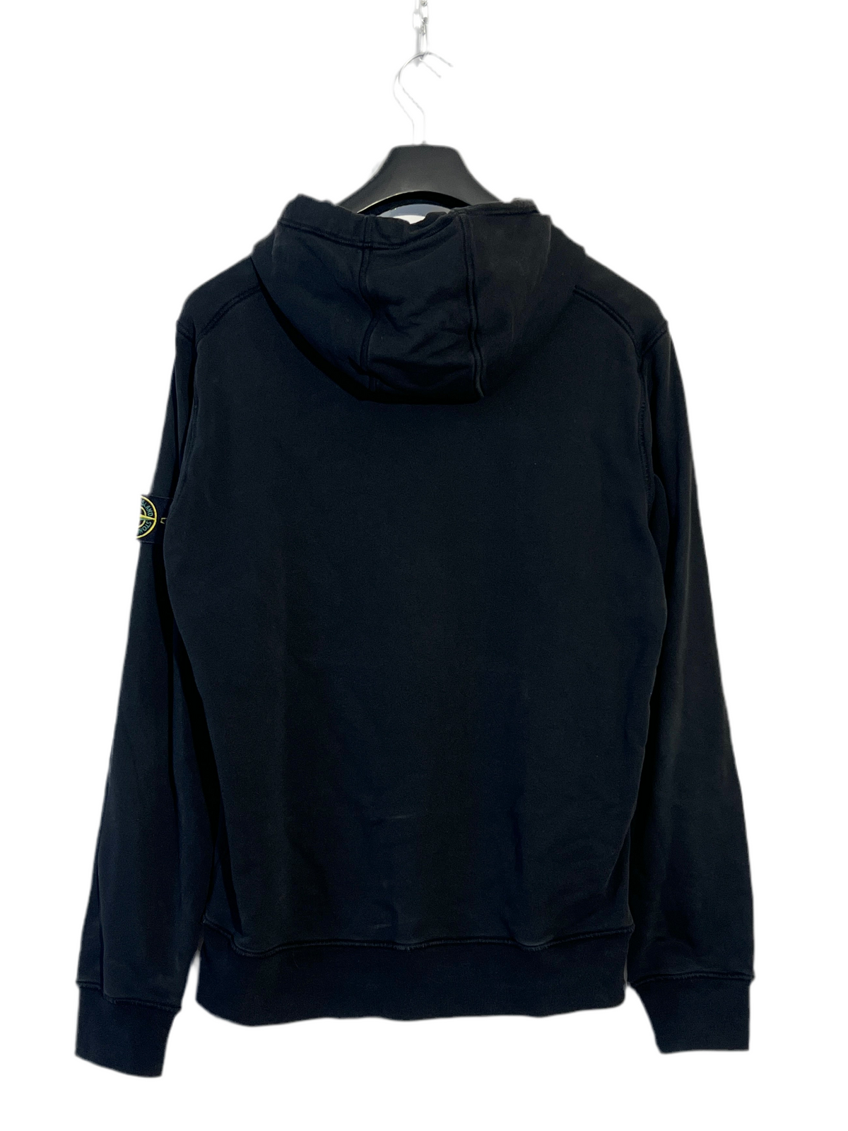 Felpa nera con cappuccio Stone Island - Taglia L