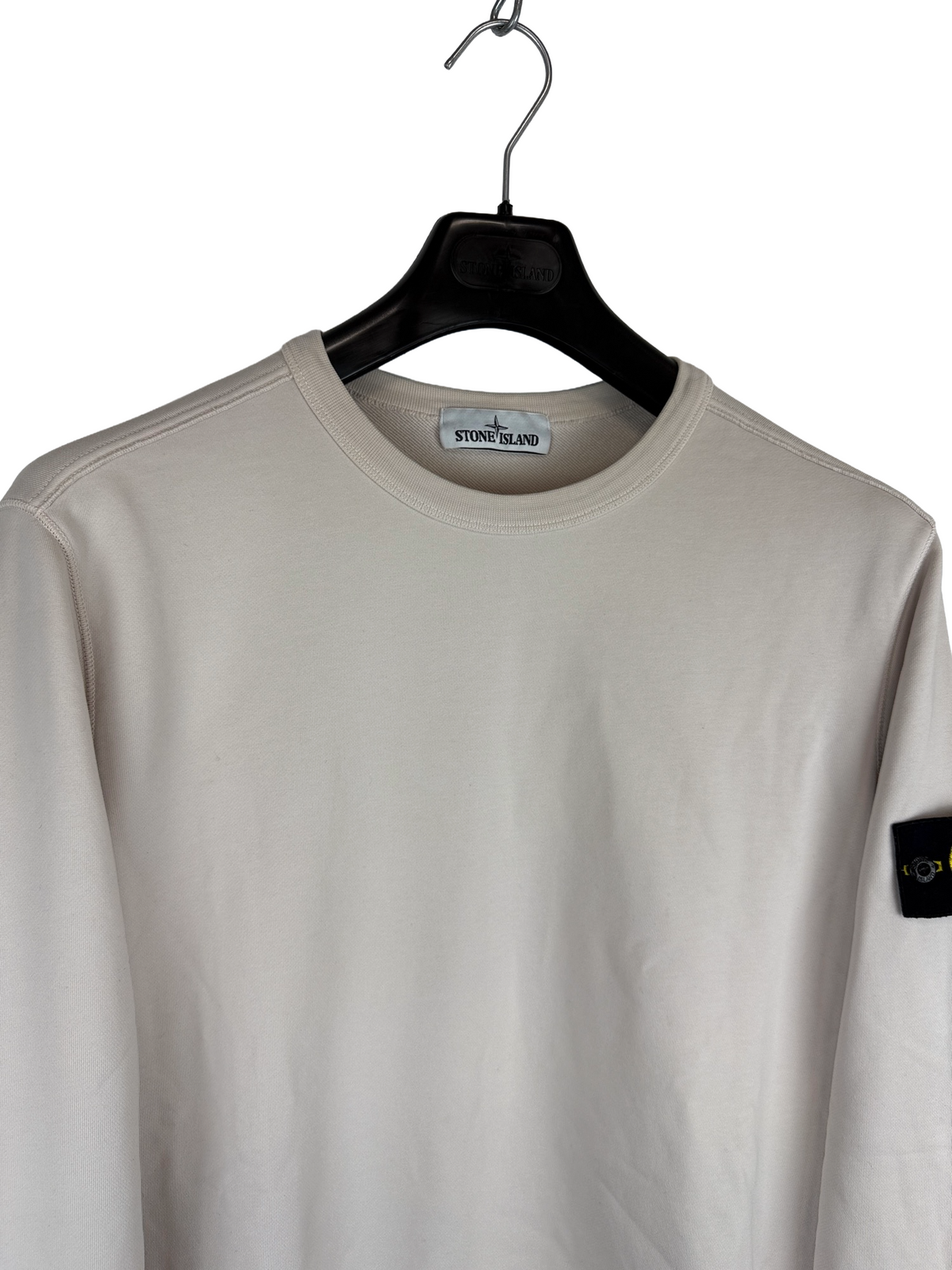Felpa bianco panna Stone Island - Taglia M