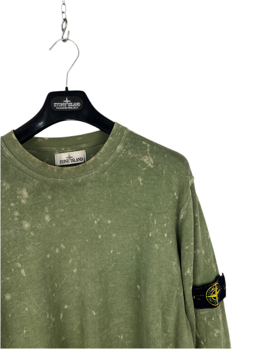 Maglioncino verde tie dye Stone Island - Taglia XL