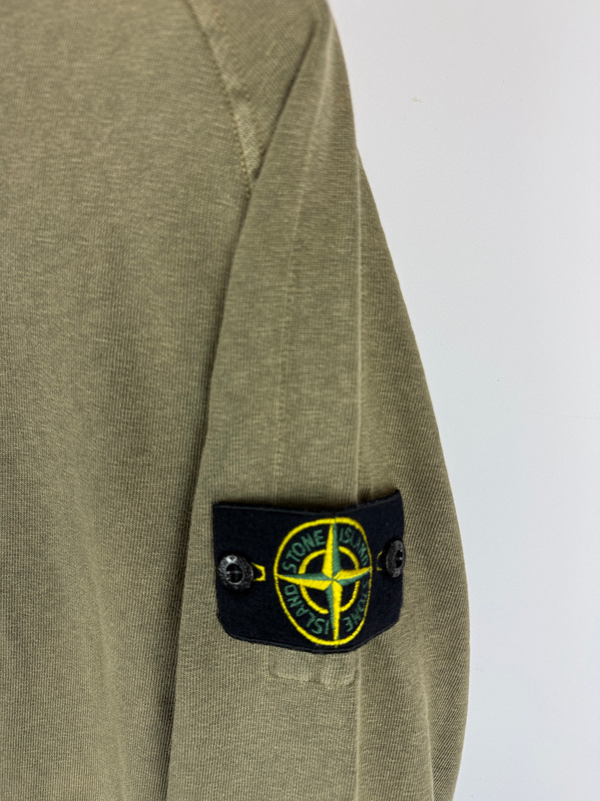 Felpa verde kaki con cappuccio Stone Island - Taglia XL