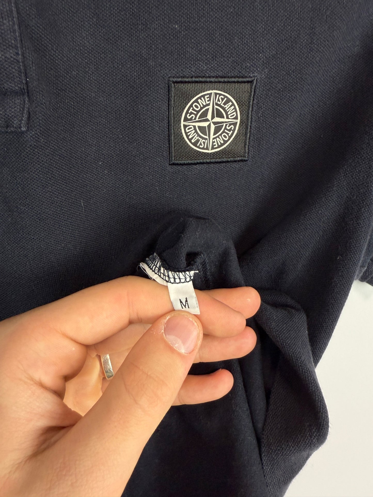 Polo blu Stone Island - Taglia M