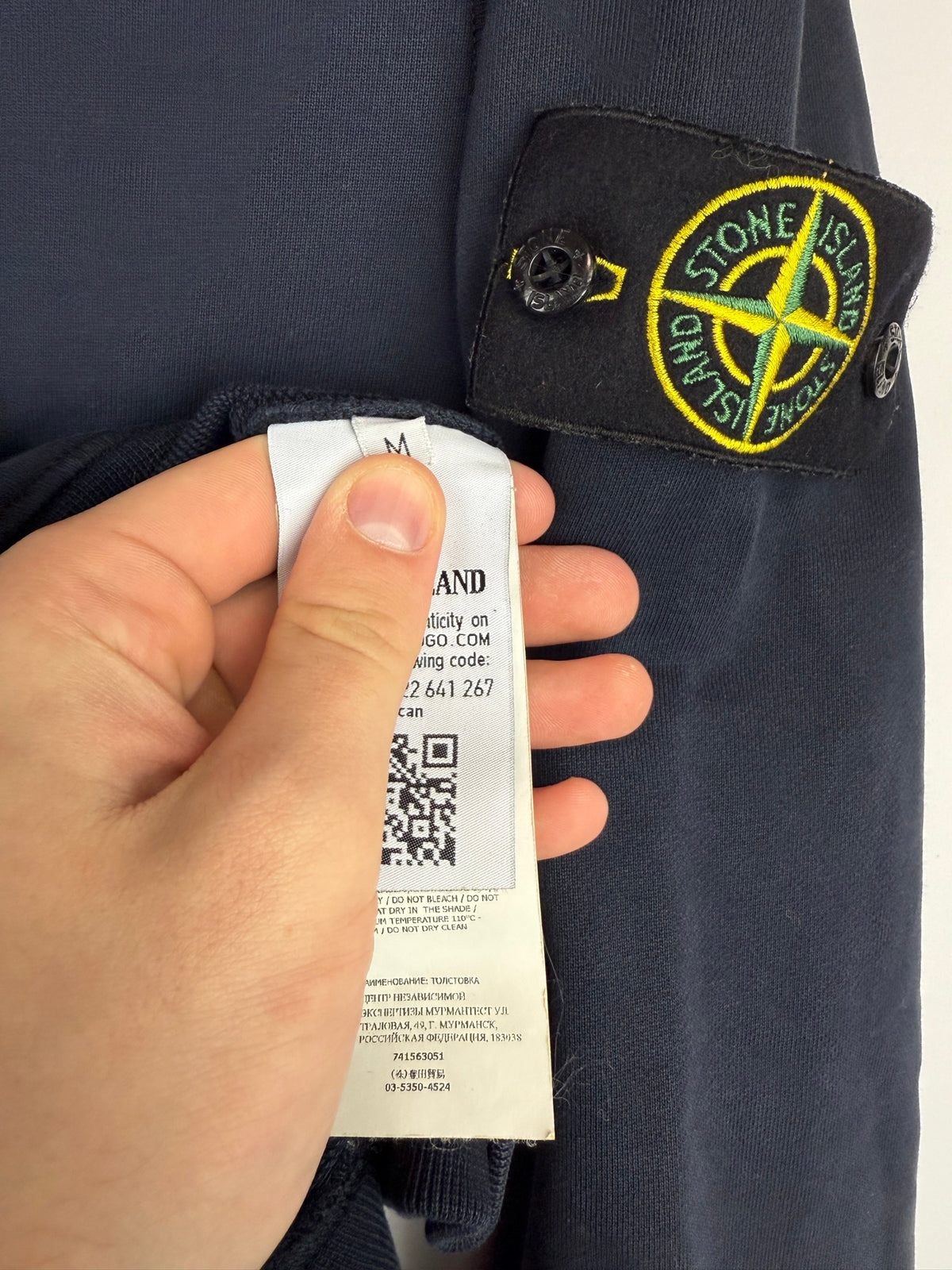 Felpa blu navy Stone Island - Taglia M