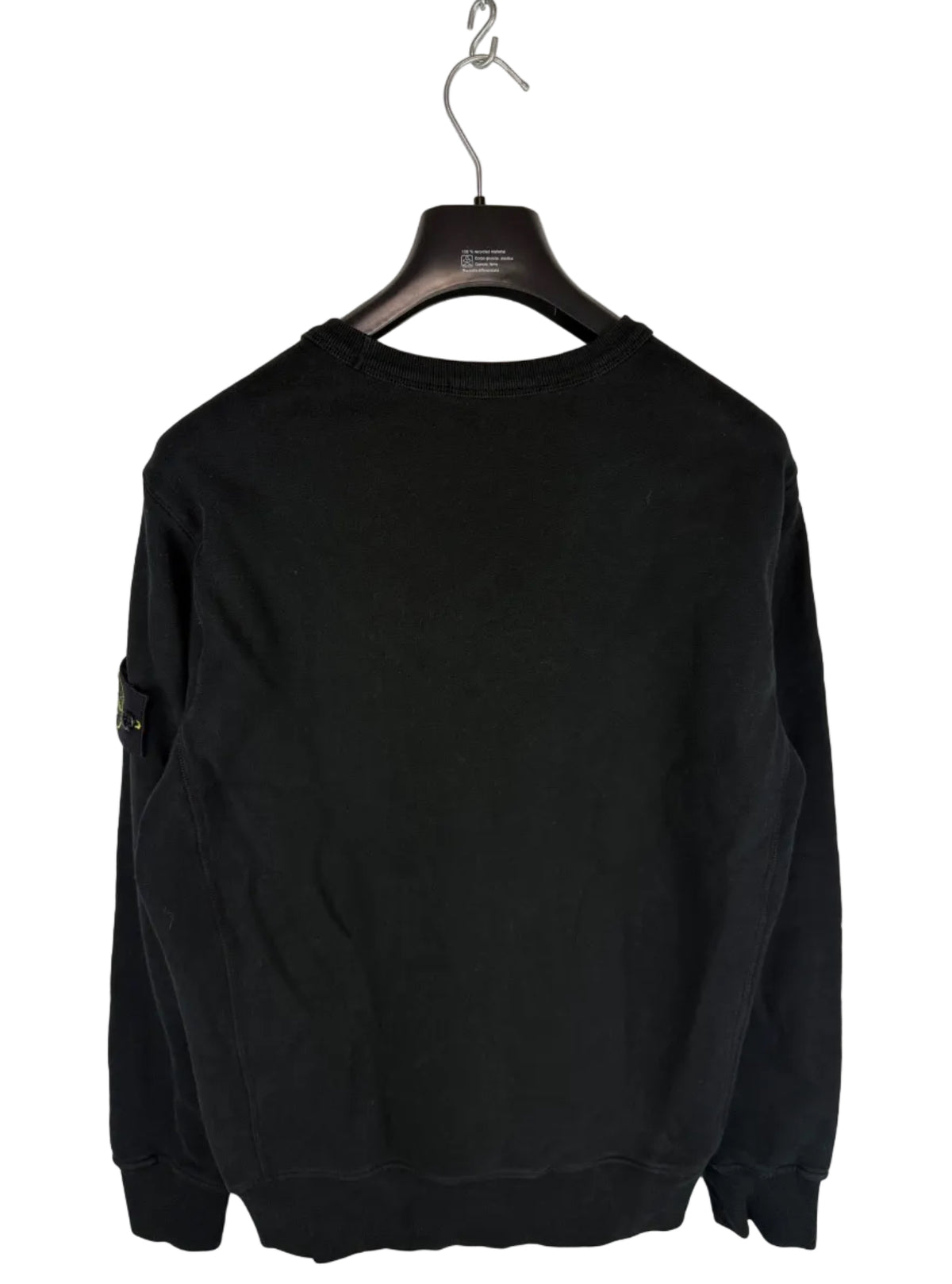 Felpa nera foderata Stone Island - Taglia M - foto 5