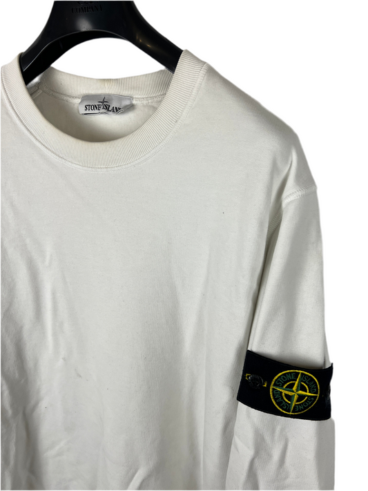 Felpa bianca Stone Island - Taglia XL