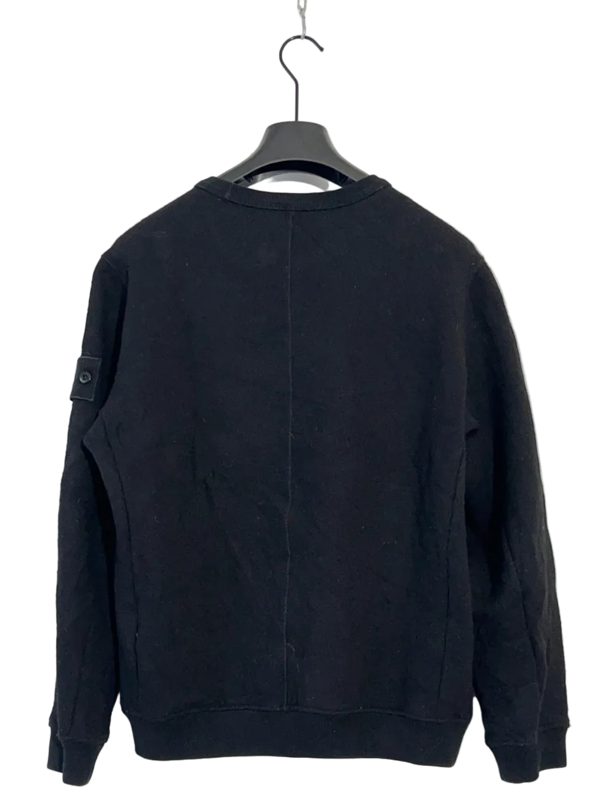 Maglione Ghost nero con tascone Stone Island - Taglia M