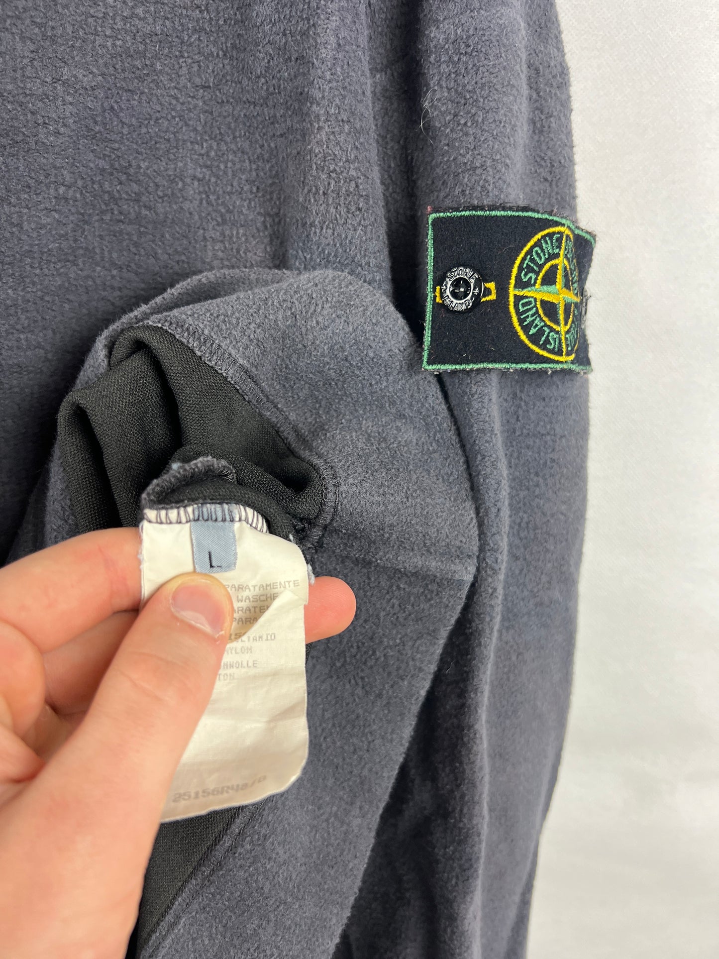 Felpa blu navy vintage Stone Island - Taglia L