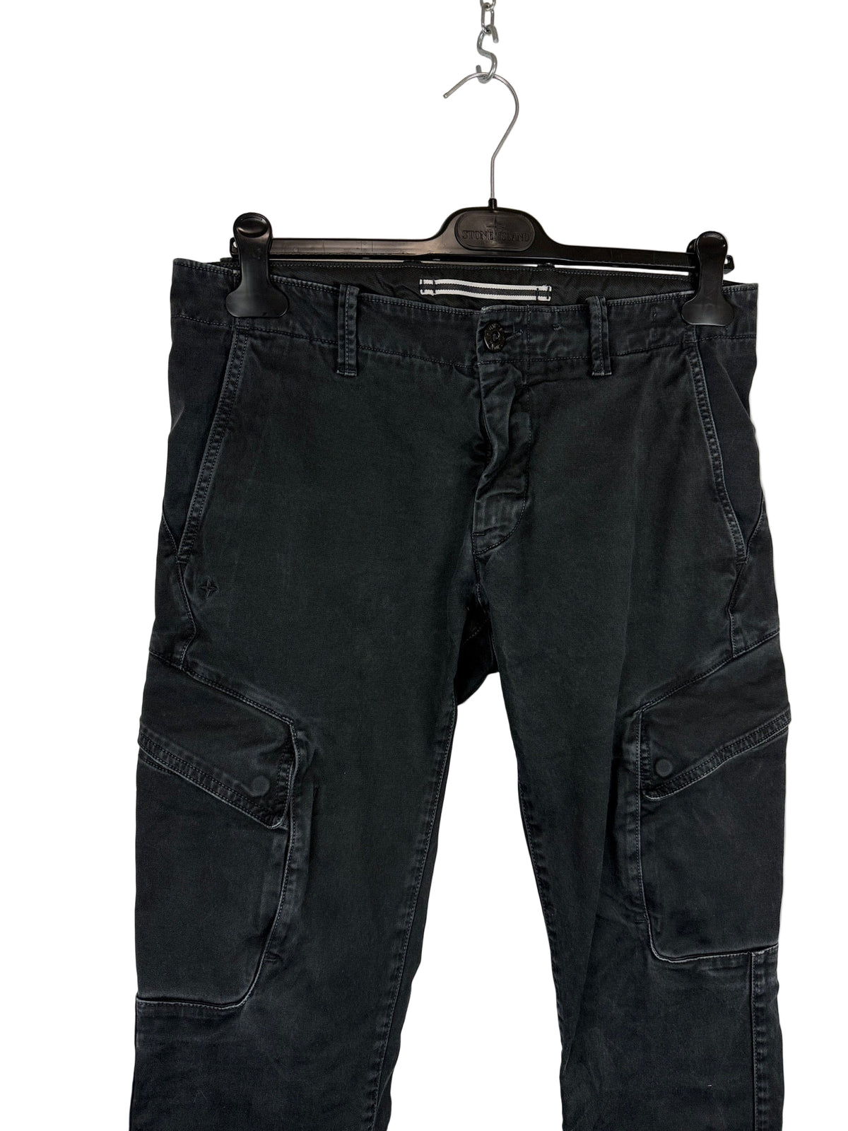 Pantaloni cargo neri Stone Island - Taglia W31