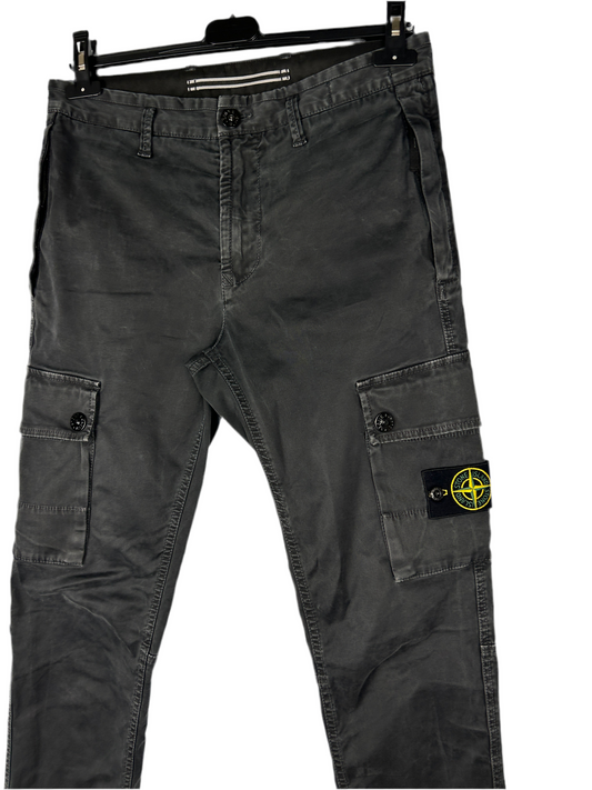 Pantaloni cargo grigi Stone Island - Taglia W29