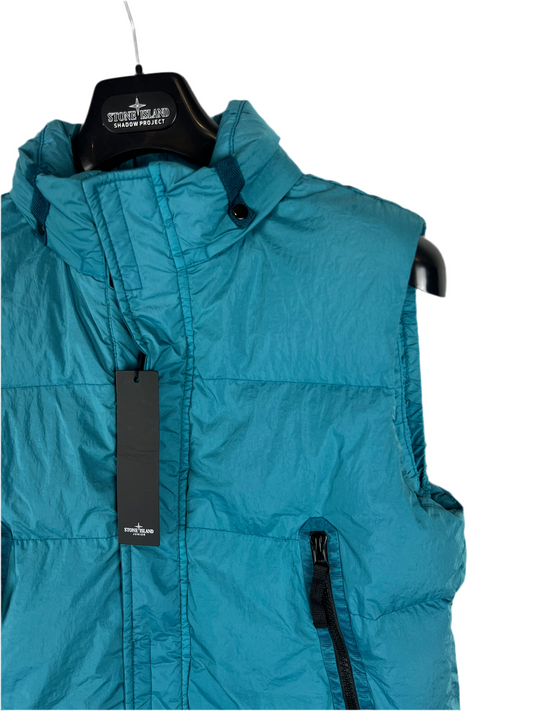 Smanicato azzurro Stone Island (nuovo con cartellino) - Taglia Junior 12 anni