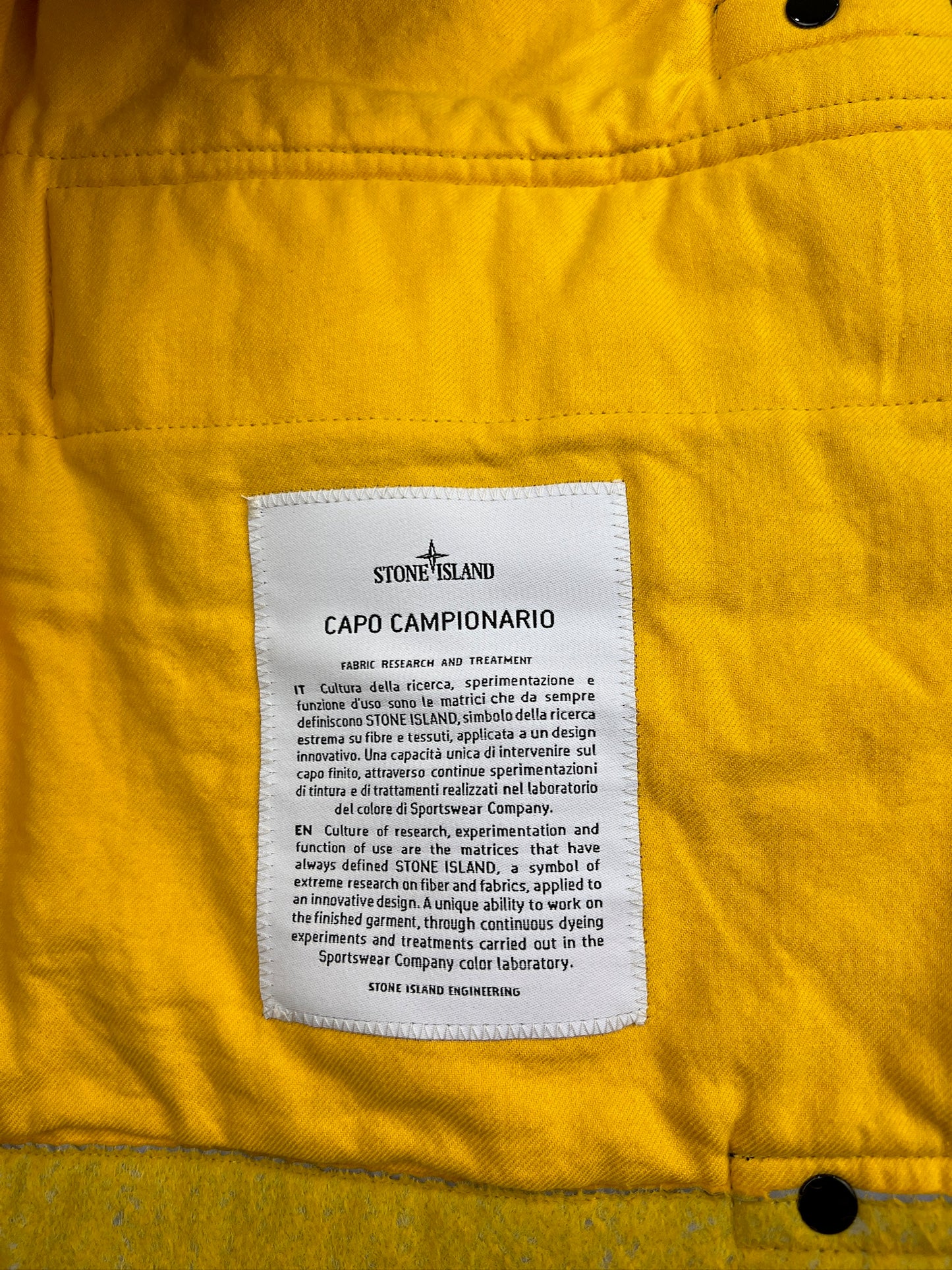 Giacca Needle Punched Reflective Capo Campionario Stone Island (nuova con cartellino) - Taglia L