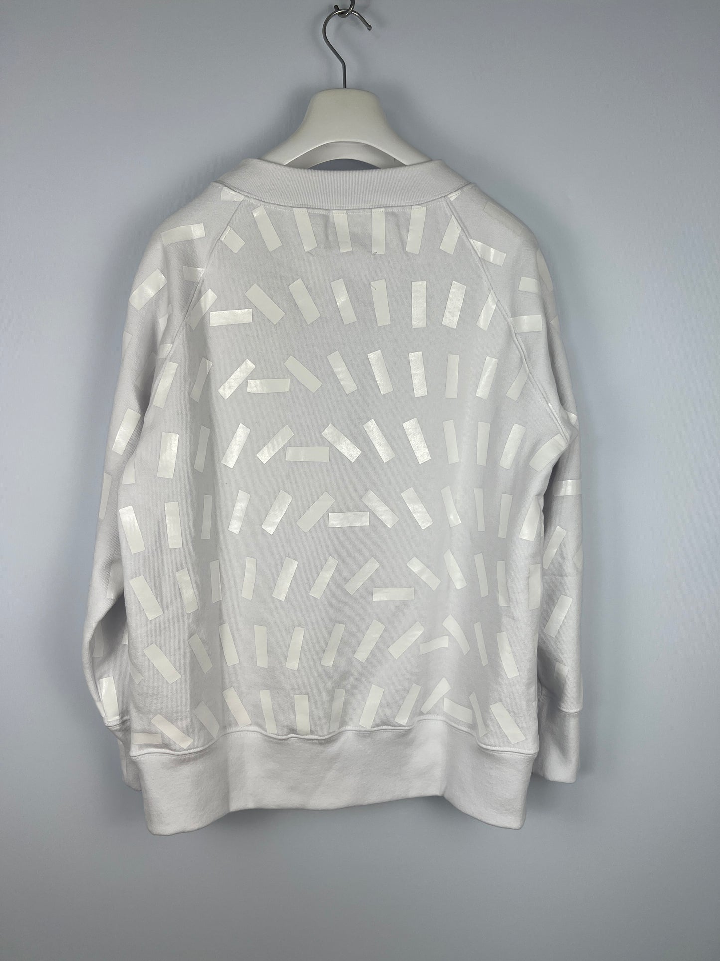 Felpa bianca "Artisanal" Maison Martin Margiela (nuova con cartellino) - Taglia S