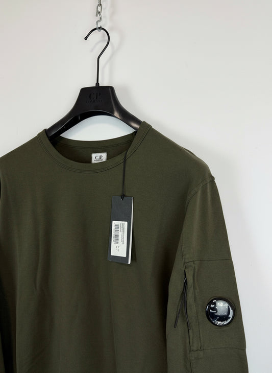 Felpa verde oliva C.P. Company (nuova con cartellino) - Taglia L