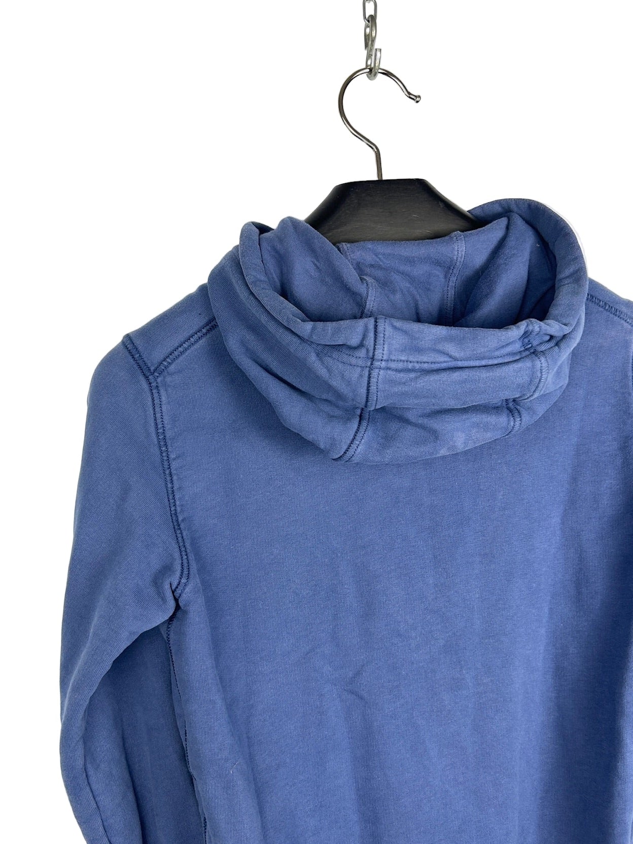 Felpa blu con zip e cappuccio Stone Island - Taglia Junior (6 anni)