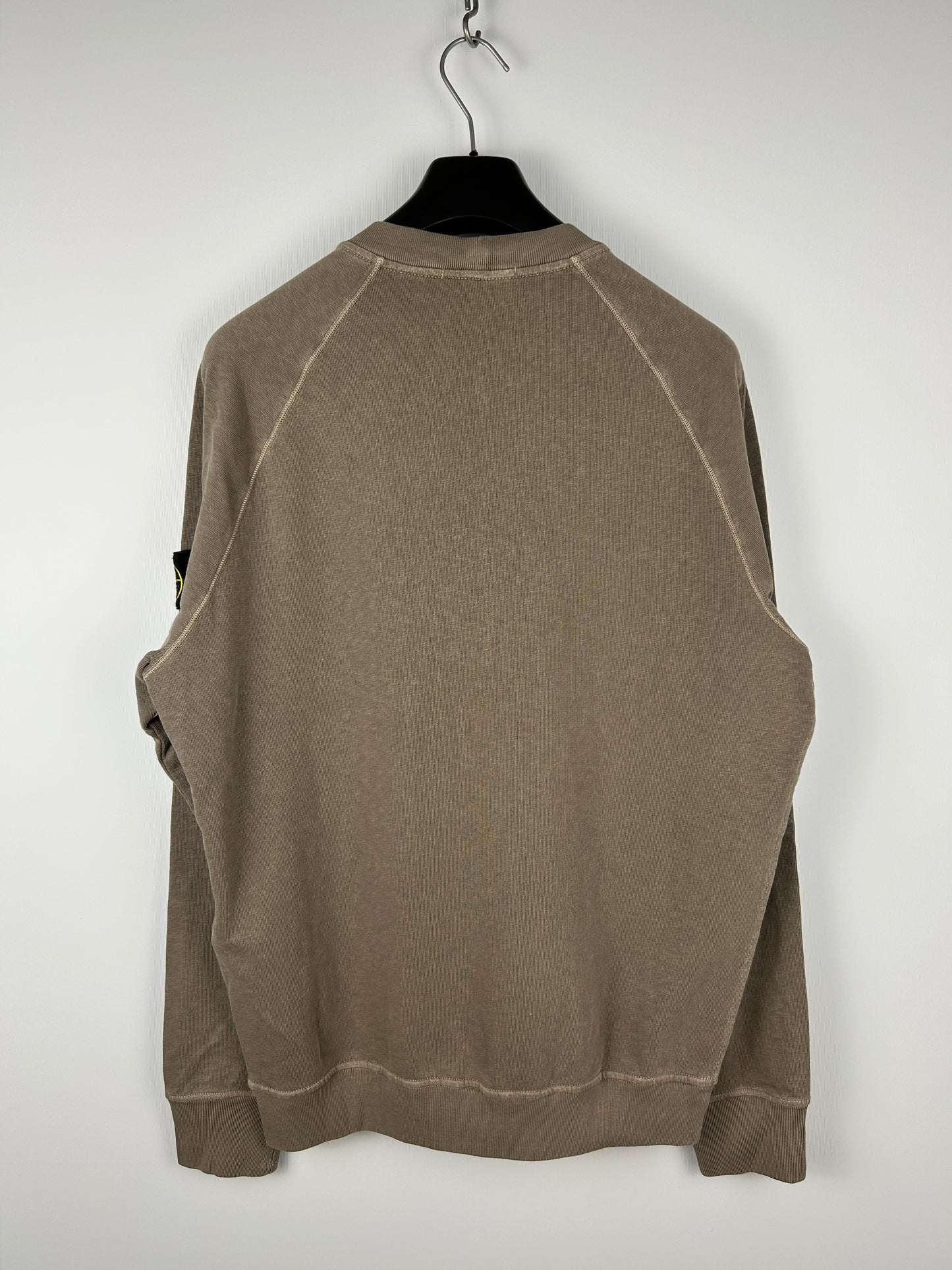 Felpa grigia Stone Island (nuova con cartellino) - Taglia L